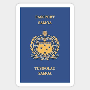 Samoa passport Sticker